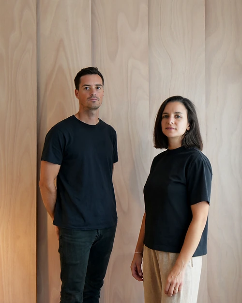 photo de Félicie et Maxime, fondateurs de Potiron architectes